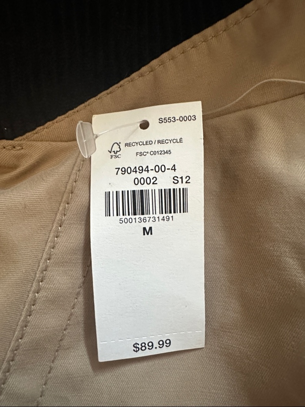 Old Navy Water Resistant Long Barn Coat - Picture 4 of 5